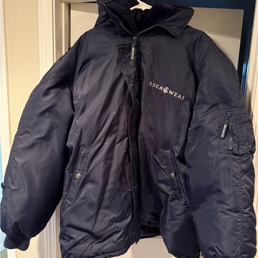 Rocawear Kids Dark Blue Puffer Jacket